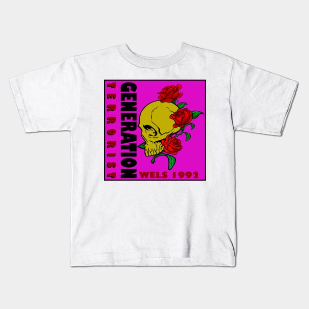 Generation Terrorist 1992 Kids T-Shirt by psninetynine